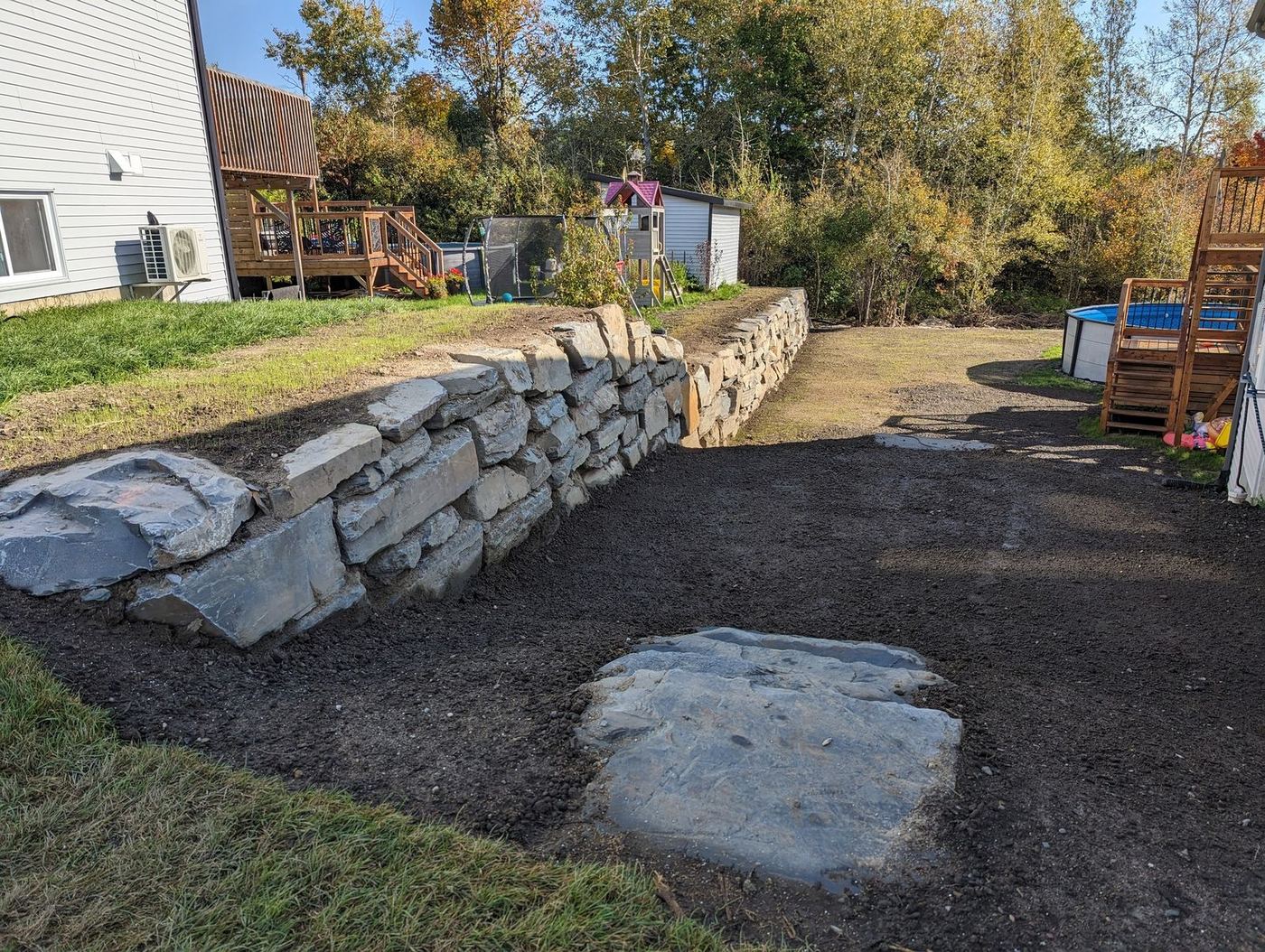Réalisation terrassement — exemple 2