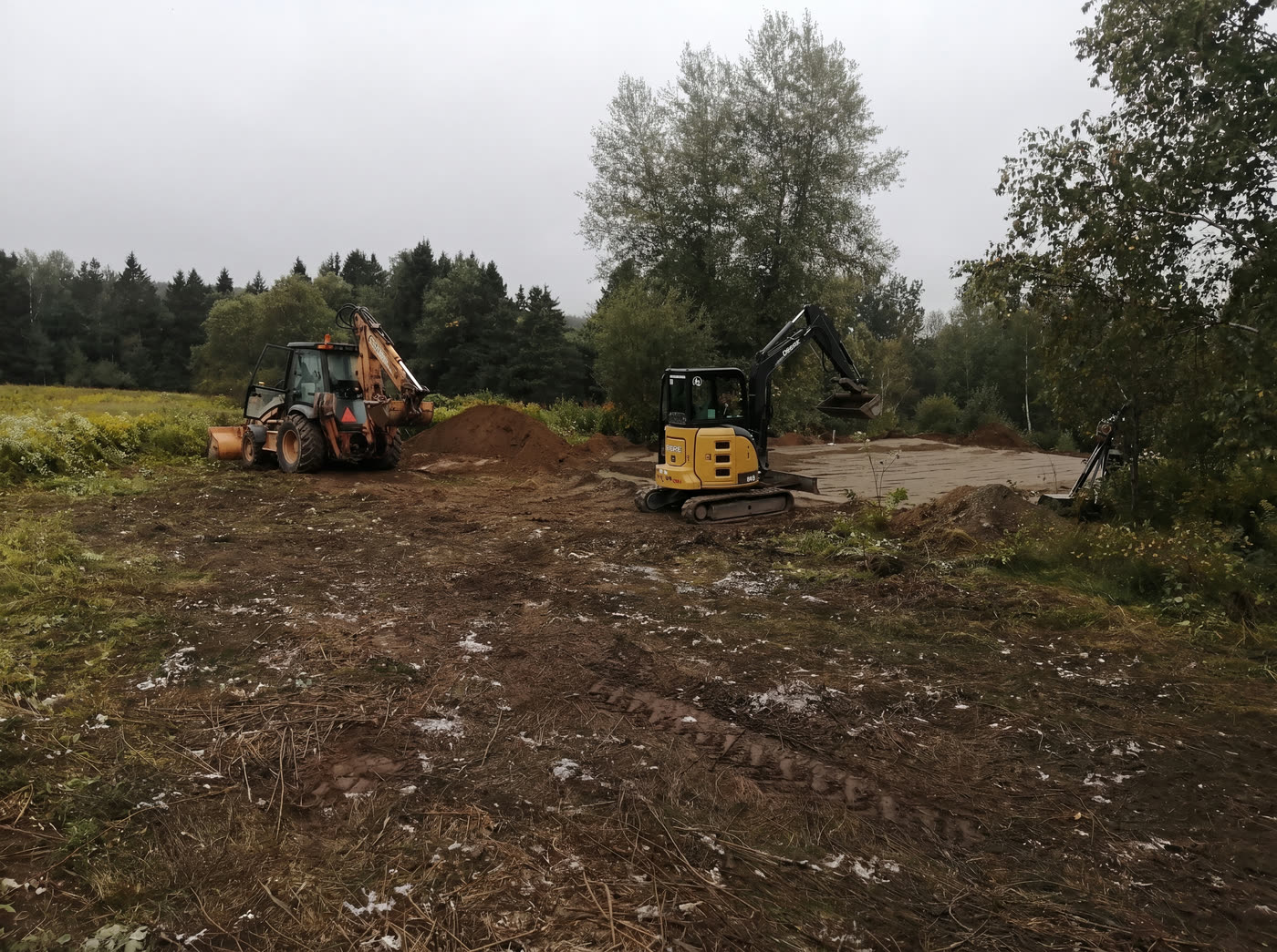 Chantier d'excavation — exemple 3